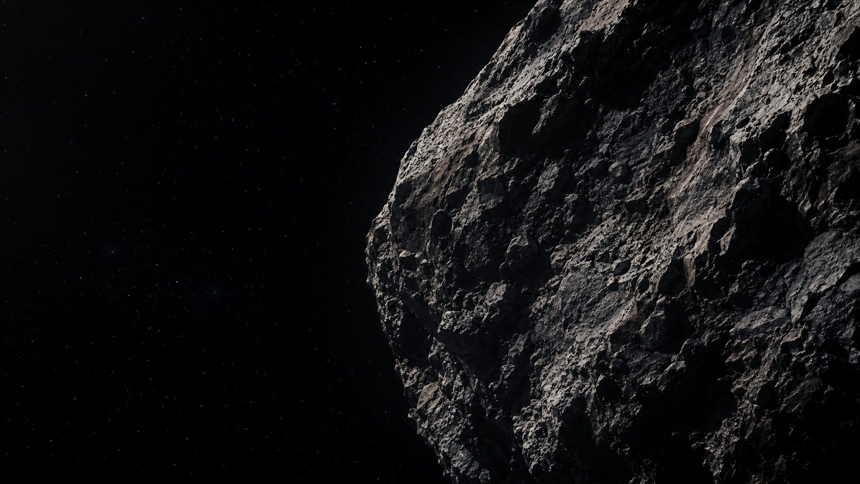 Asteroid in deep space — VEHICLE ACCESS AI layer