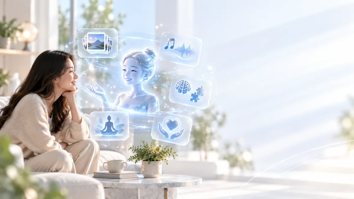 Bright home interaction with a digital companion and playful cognitive activities